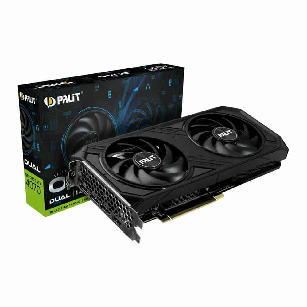 Palit NVIDIA GeForce RTX 4070 12GB DUAL OC Ada Lovelace Graphics Card